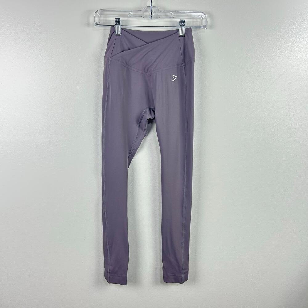 GymShark Crossover Athletic Leggings Slate Lavender Purple Size Small